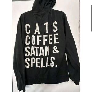 Blackcraft Cult Hoodie Cats Coffee Satan Spells